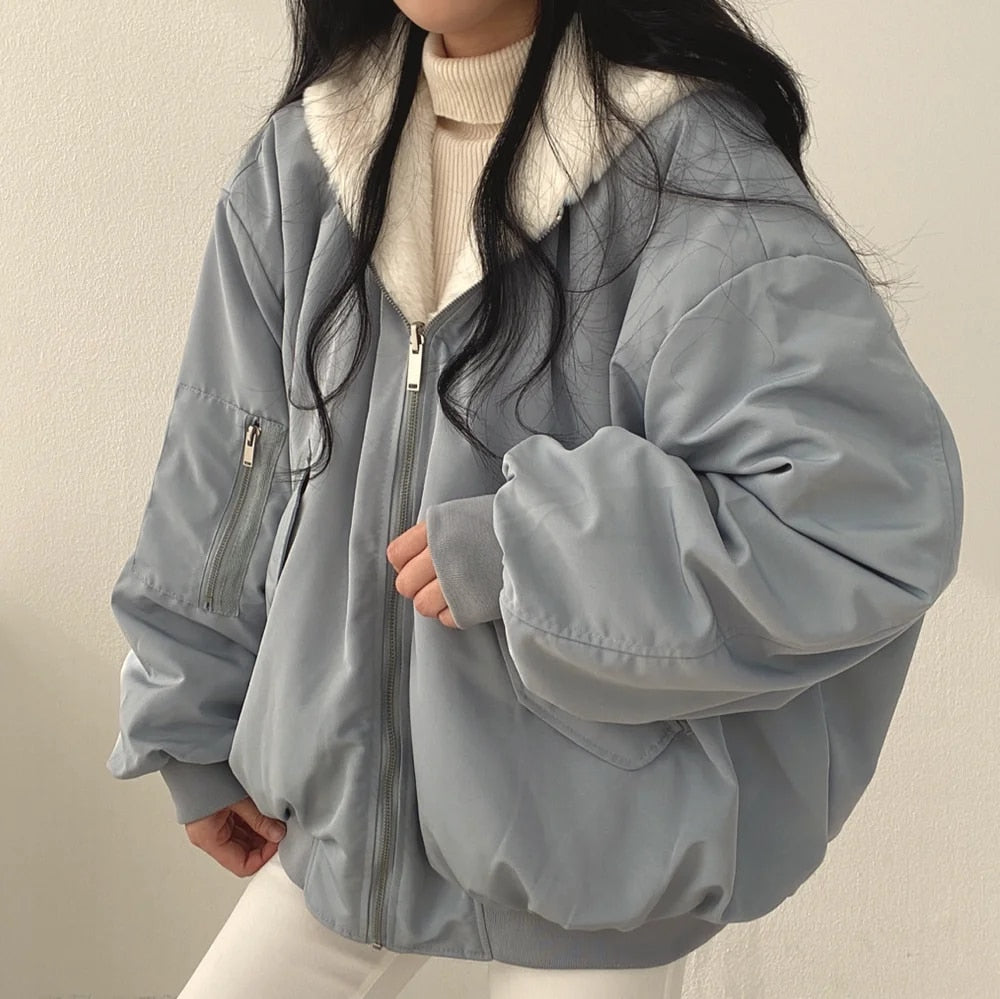 ModeGeist | Einfacher und lässiger Baumwollmantel für Damen