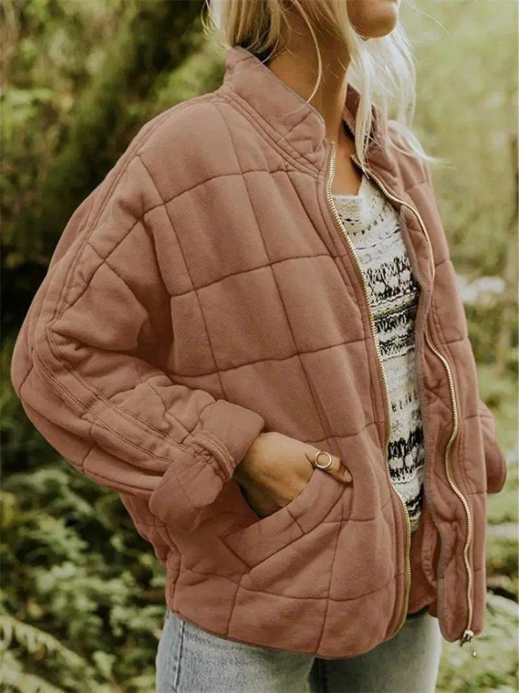 MODEGEIST | Kuschelige, gesteppte Fleecejacke für höchsten Komfort