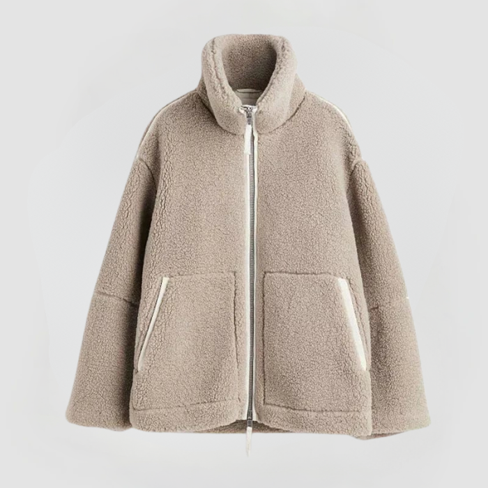 Morgen Fleecejacke mit Reißverschluss