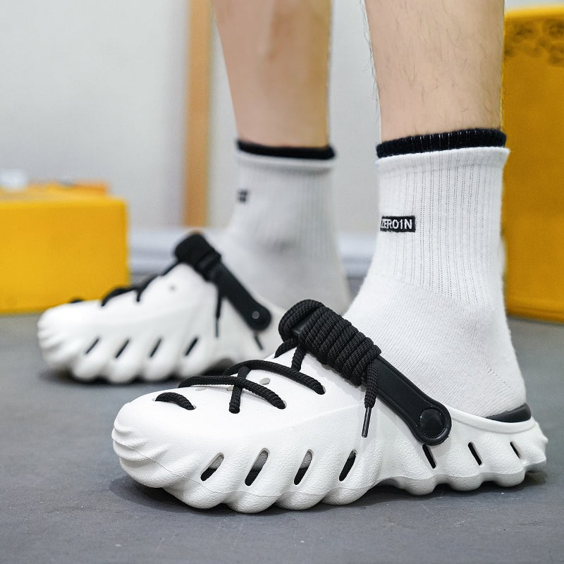 Gustav Clogs mit Zier Schnürsenkeln