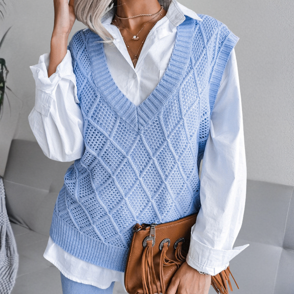 ModeGeist | Trendy Gestrickter Pullover für Damen