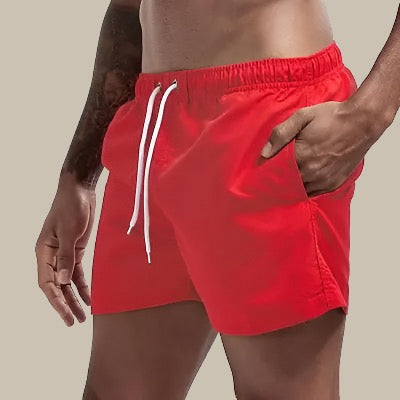 Hochwertige Herren Badehose, schnelltrocknend und schlicht