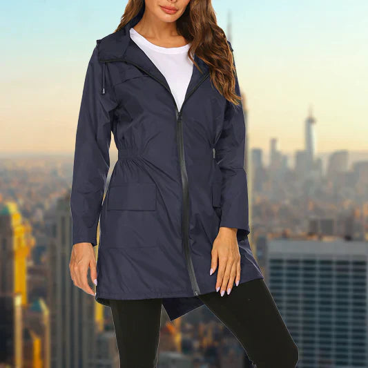 ModeGeist | Wasserdichte Regenjacke für Frauen Im Freien