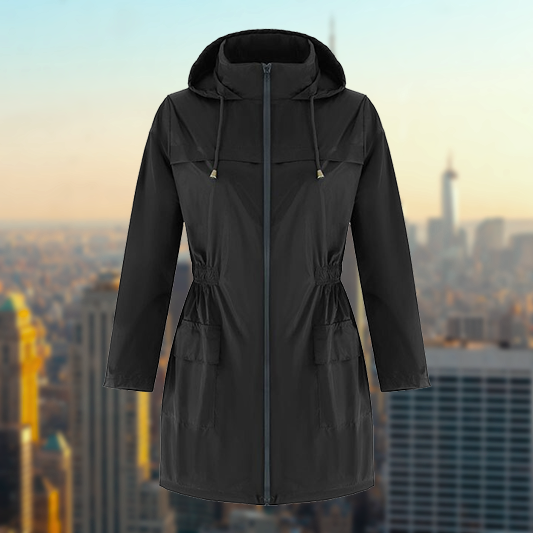 ModeGeist | Damen Wasserdichter Outdoor Regenmantel