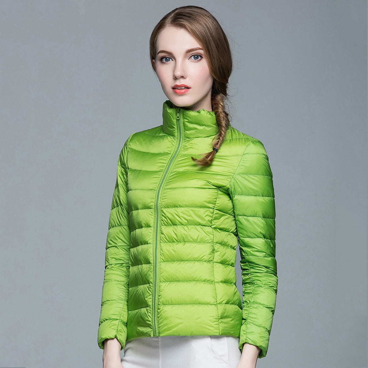 Leichte, warme Daunenjacke Hazel mit Reißverschluss