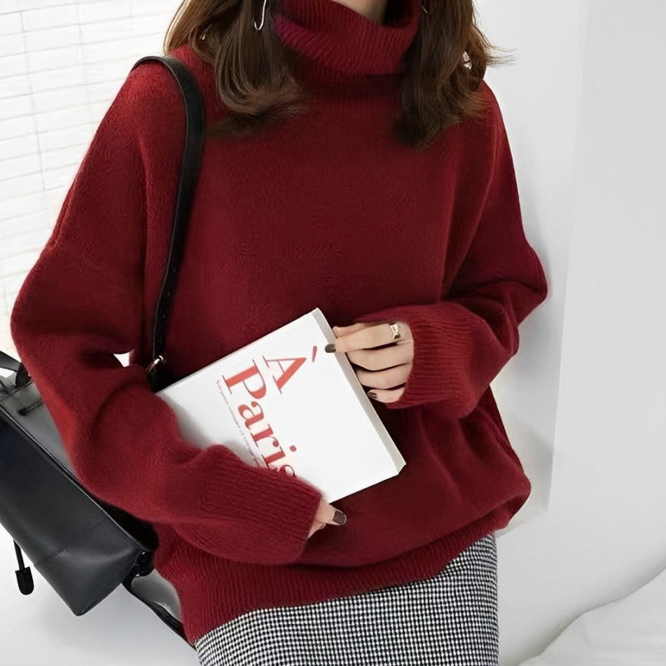 Merla: Hochgeschlossener Kaschmirpullover