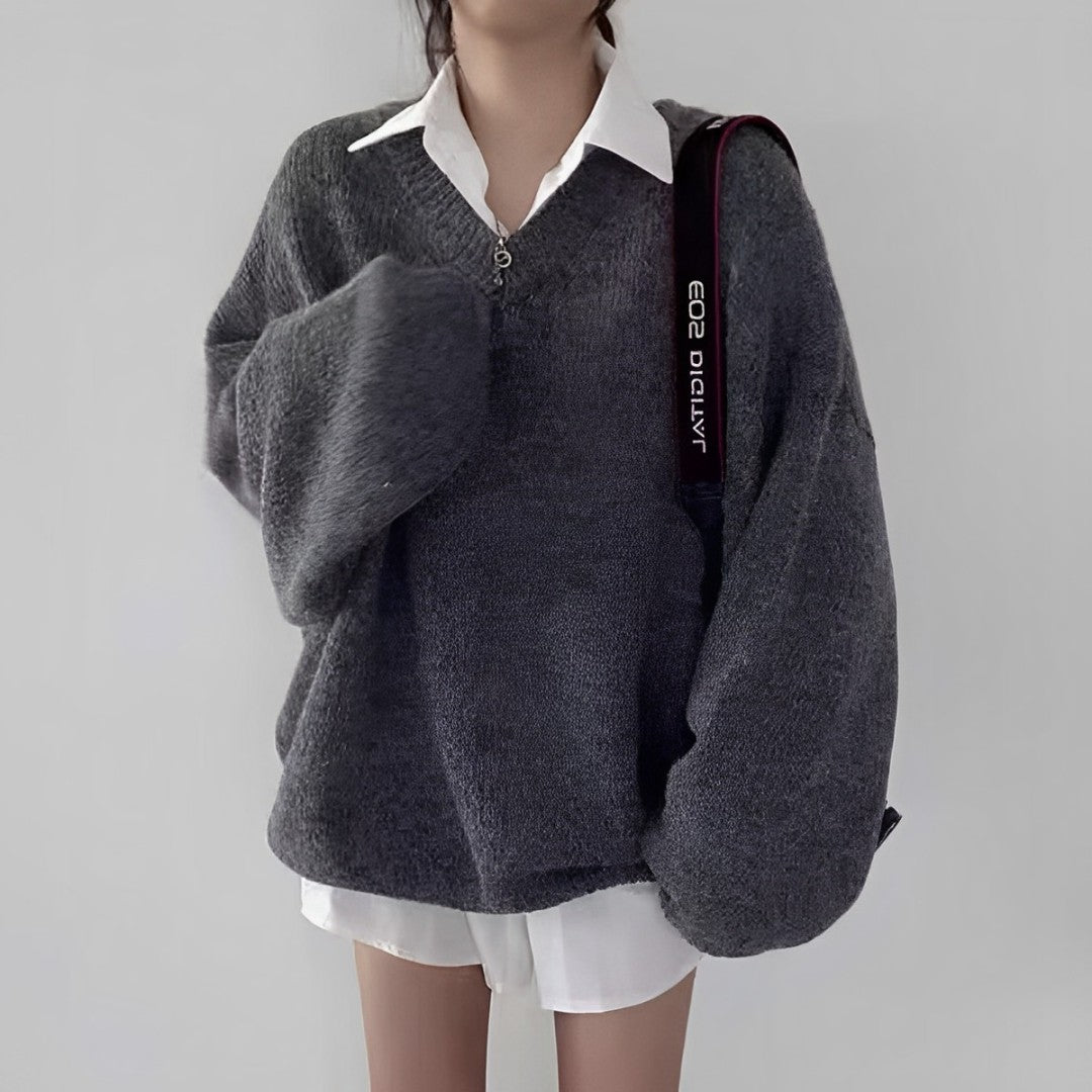 Alva Pullover: Bequem und lässig geschnitten
