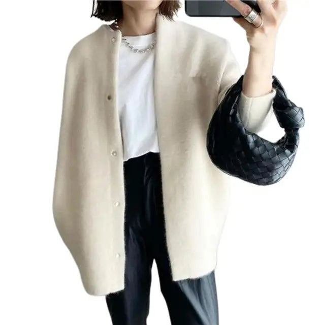 ModeGeist | Retro Strick-Cardigan - Vintage-inspirierte gemütliche Schicht