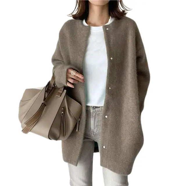 ModeGeist | Retro Strick-Cardigan - Vintage-inspirierte gemütliche Schicht