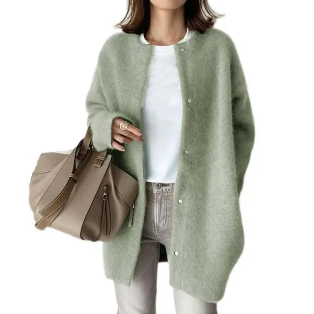 ModeGeist | Retro Strick-Cardigan - Vintage-inspirierte gemütliche Schicht