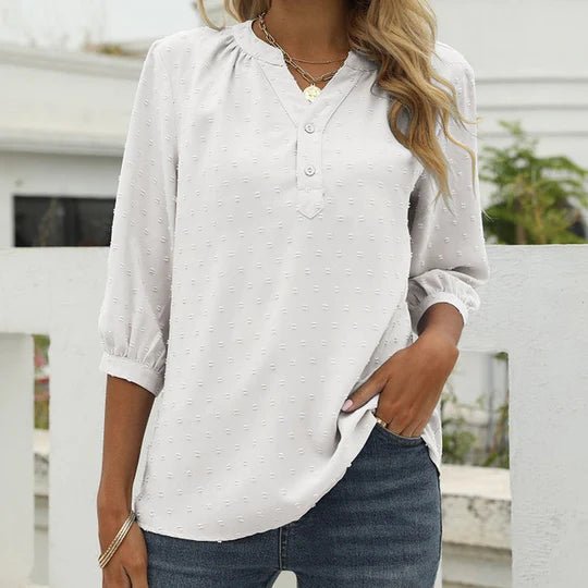 Damen Bluse Femma: Schöne Patchwork-Bluse für alle Anlässe