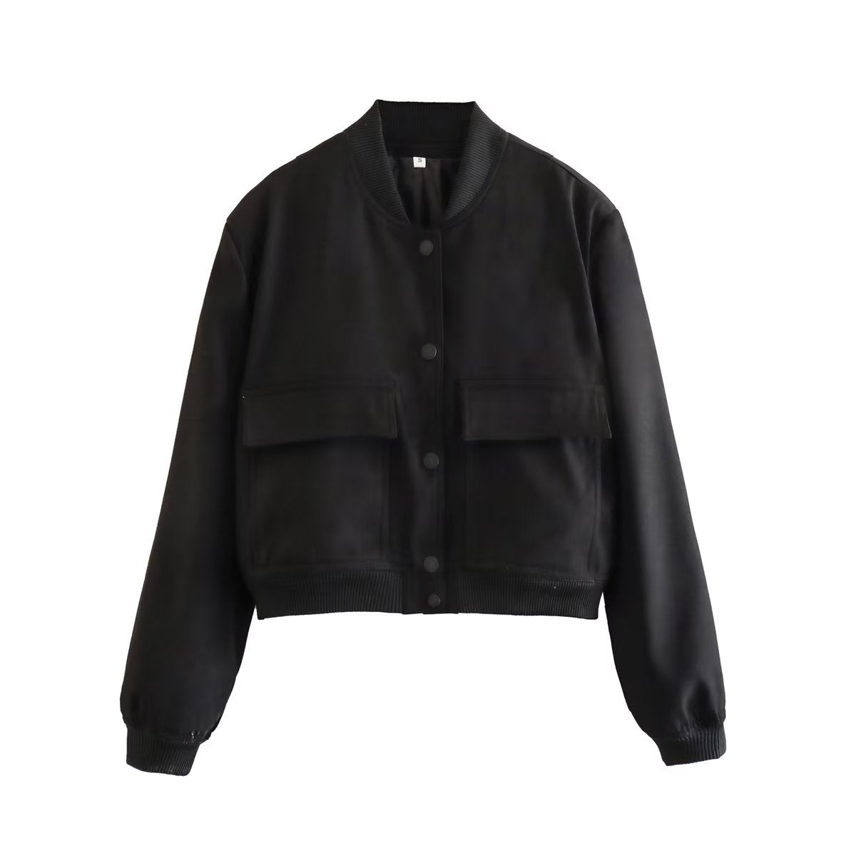 ModeGeist | Klassische Bomberjacke Wollmischung Zeitloses Design