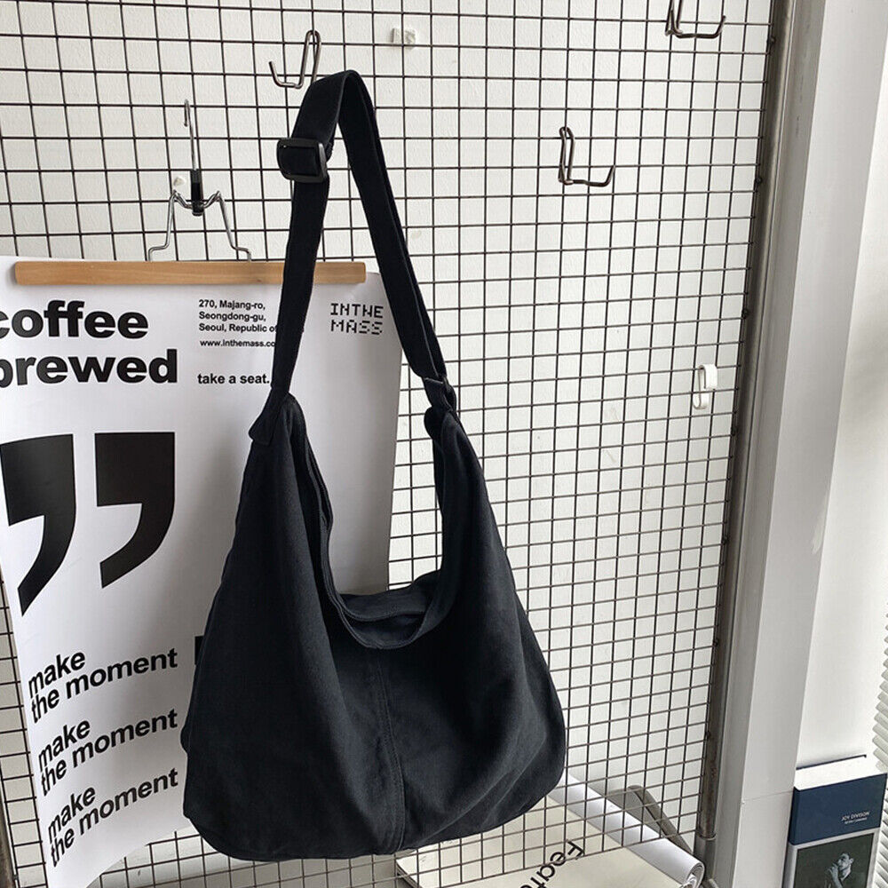 Große Larissa Canvas Crossbody- und Umhängetasche für Damen