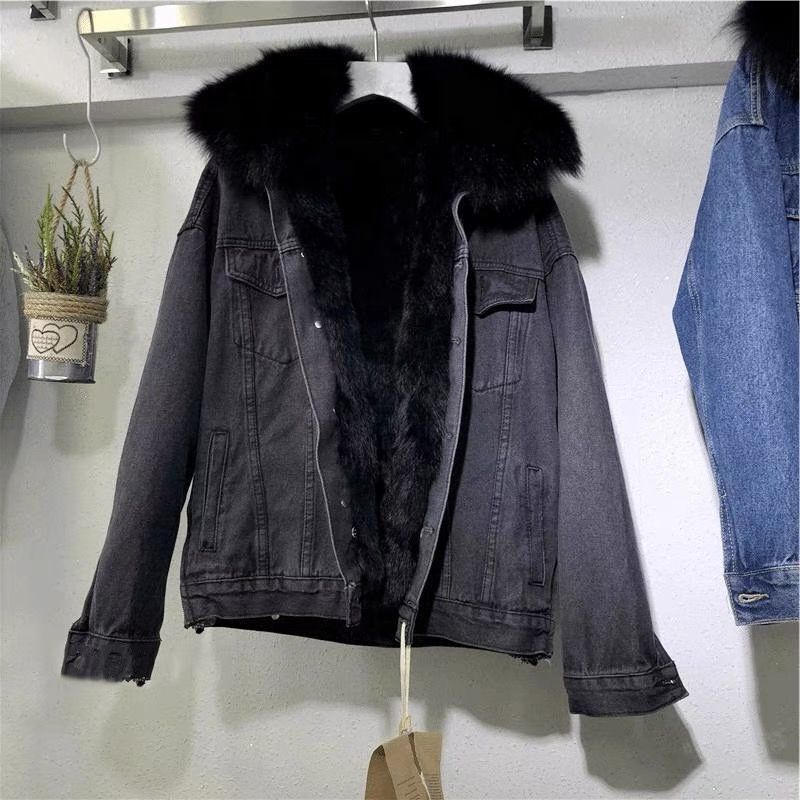 ModeGeist | Gefütterte Jeansjacke - Lässig & Trendy