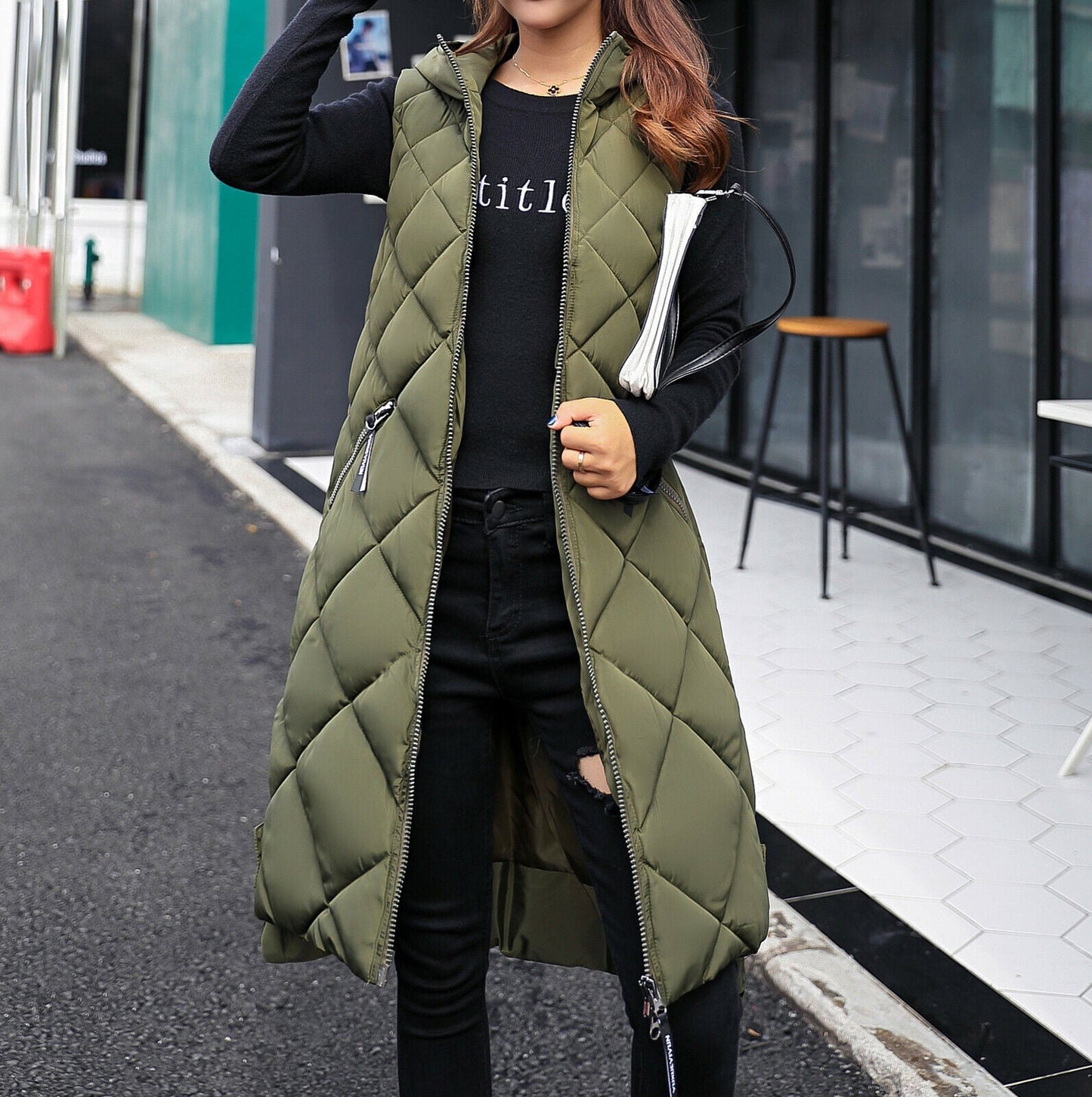ModeGeist | Bodywarmer - Lang & Stilvoll