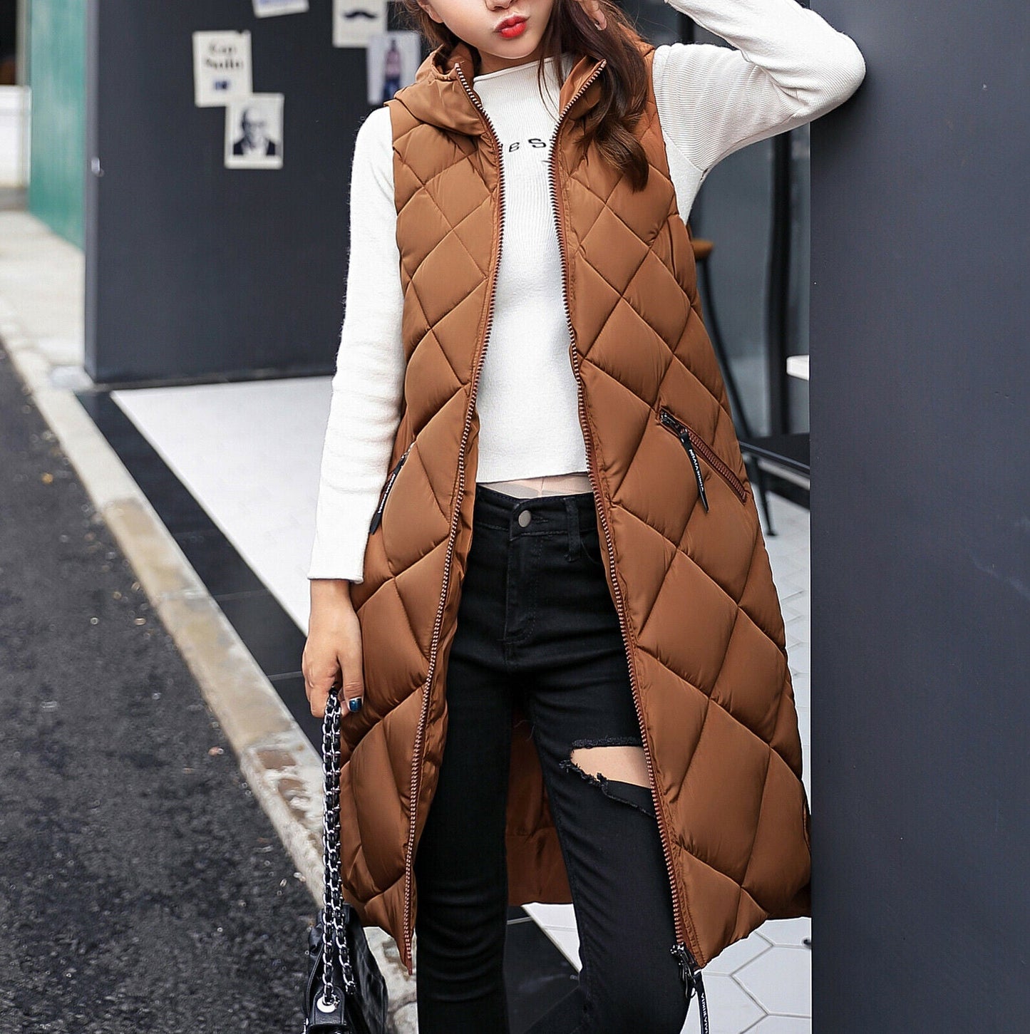 ModeGeist | Lang und Eleganter Bodywarmer