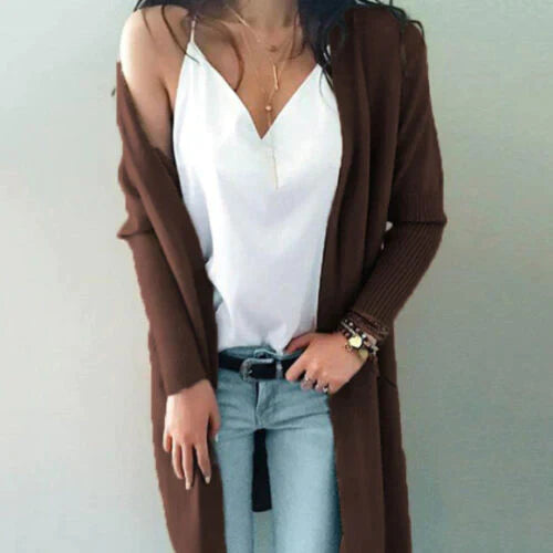 ModeGeist | Weicher Langer Cardigan