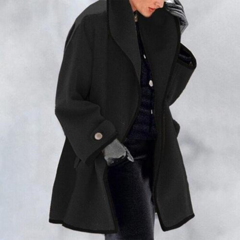 ModeGeist | Eleganter Damen Winter Trenchcoat Mit Doppelknöpfen | Ideal Für Herbst & Winter