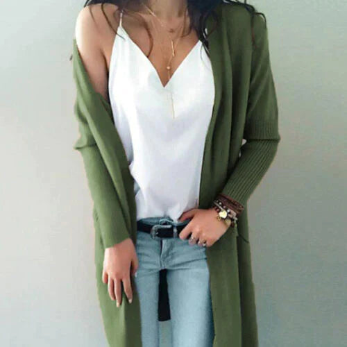 ModeGeist | Weicher Langer Cardigan