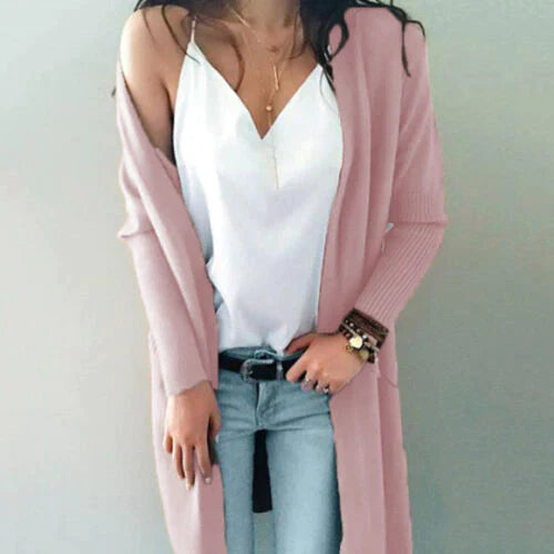 ModeGeist | Weicher Langer Cardigan