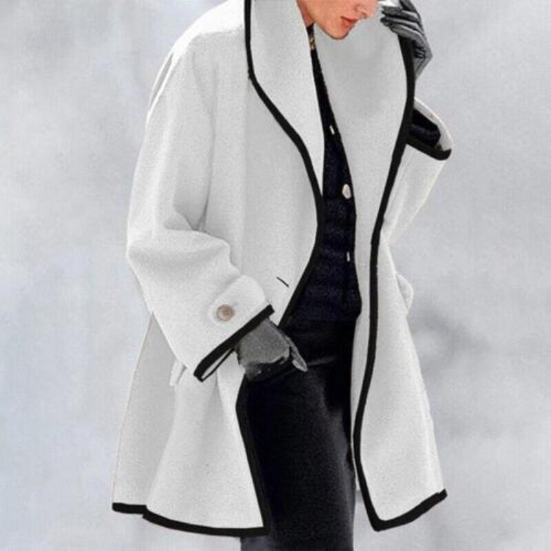ModeGeist | Eleganter Damen Winter Trenchcoat Mit Doppelknöpfen | Ideal Für Herbst & Winter