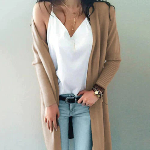 ModeGeist | Weicher Langer Cardigan