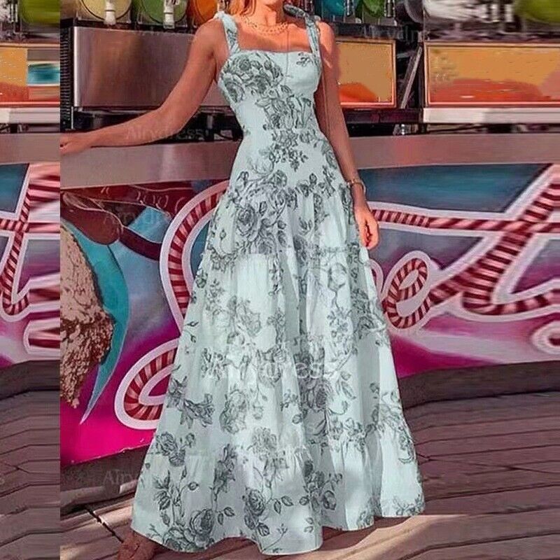 Maxikleid von Laura mit Blumenmuster