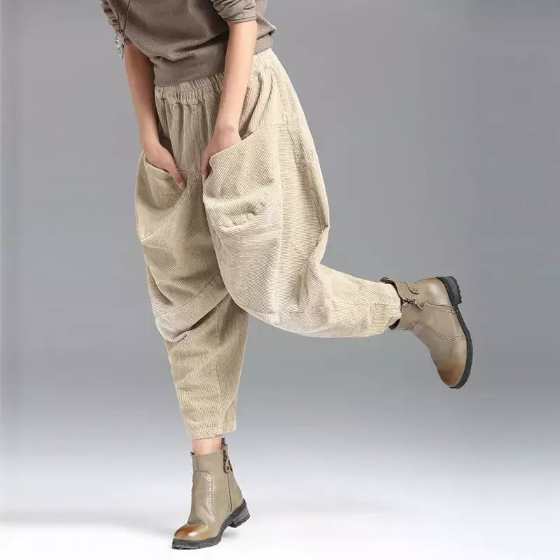 ModeGeist | Baggy Winter Harem Hosen