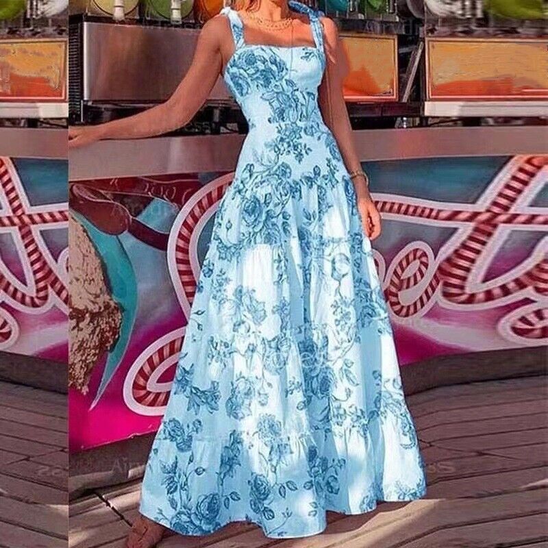 Maxikleid von Laura mit Blumenmuster