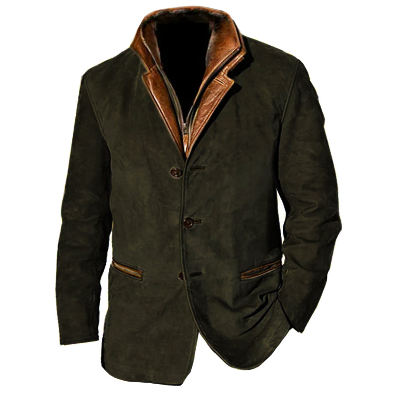 ModeGeist | Vintage Wildlederjacke für Herren