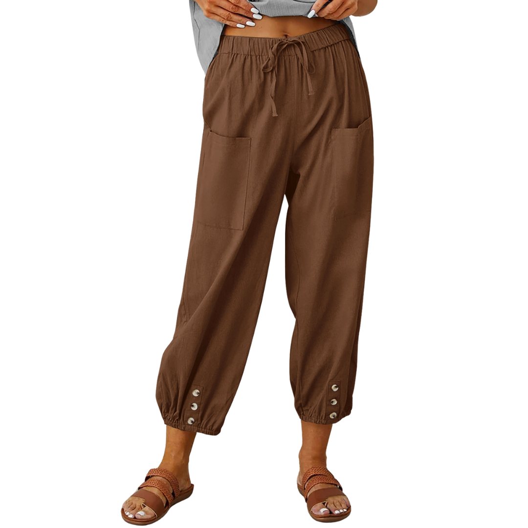 Sommerliche, lässige Leinenhose Mandy