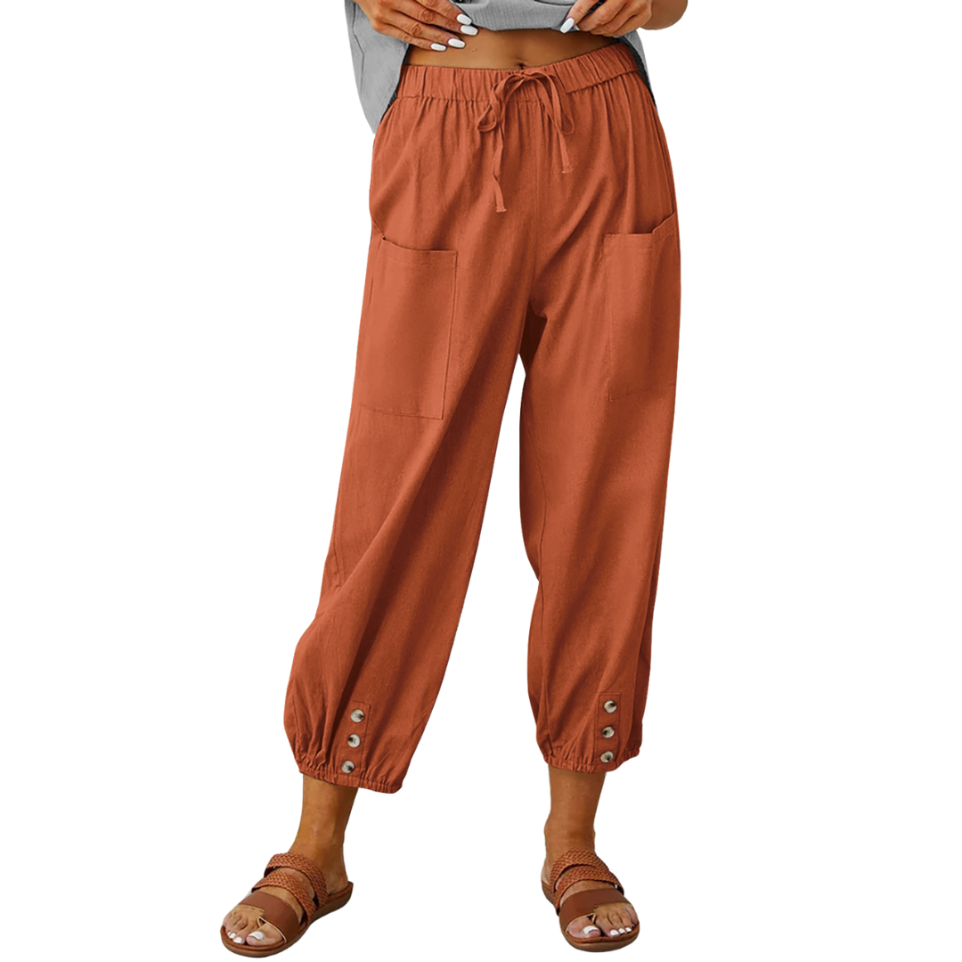 Sommerliche, lässige Leinenhose Mandy