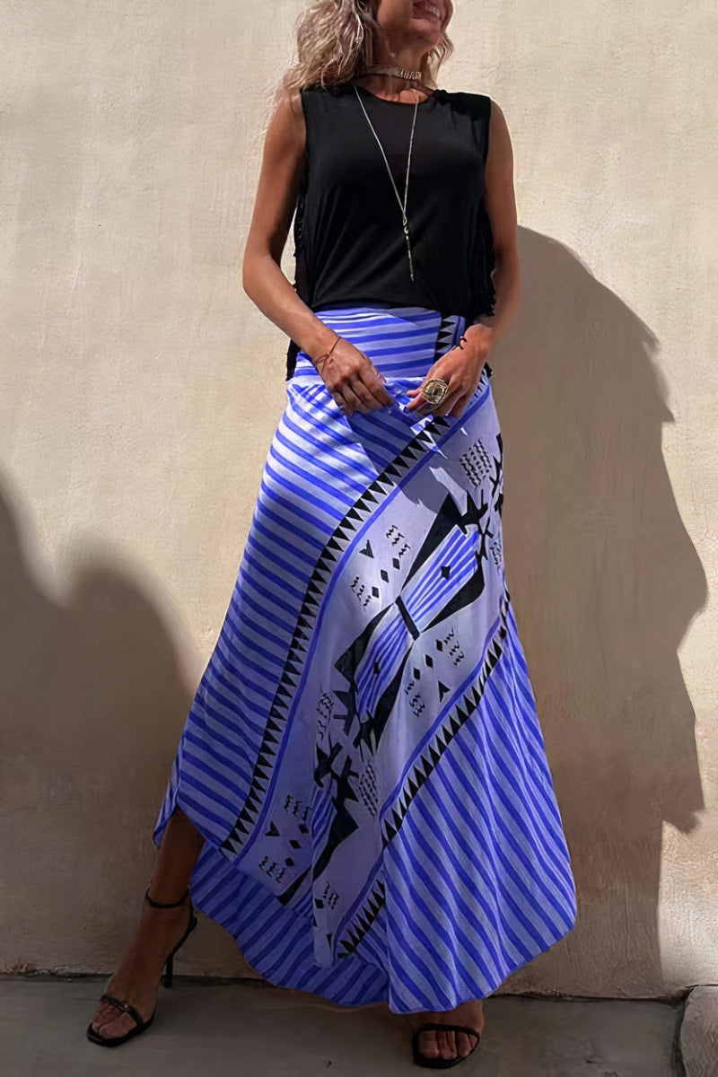 Eleganter langer Sommerrock für Damen – Athene