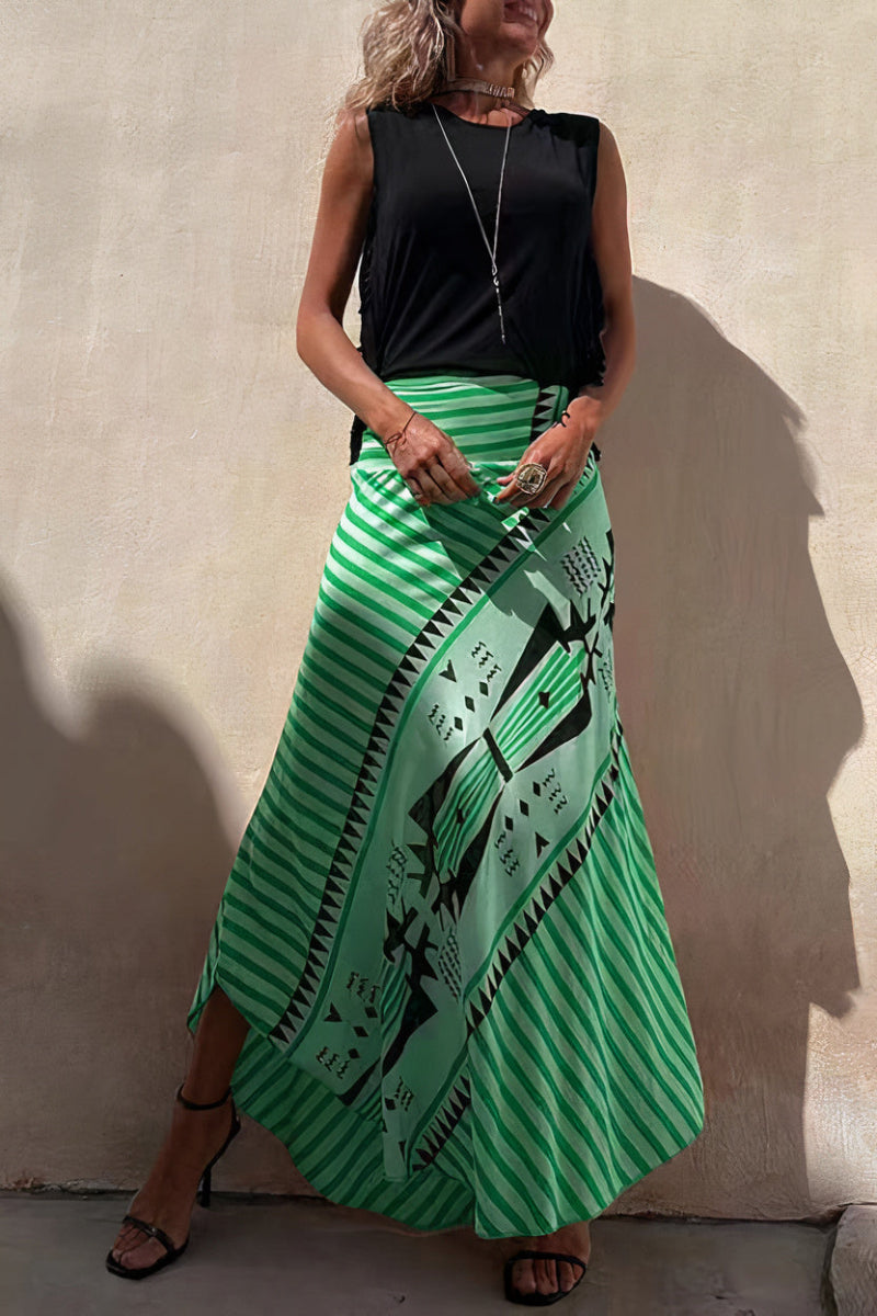 Eleganter langer Sommerrock für Damen – Athene