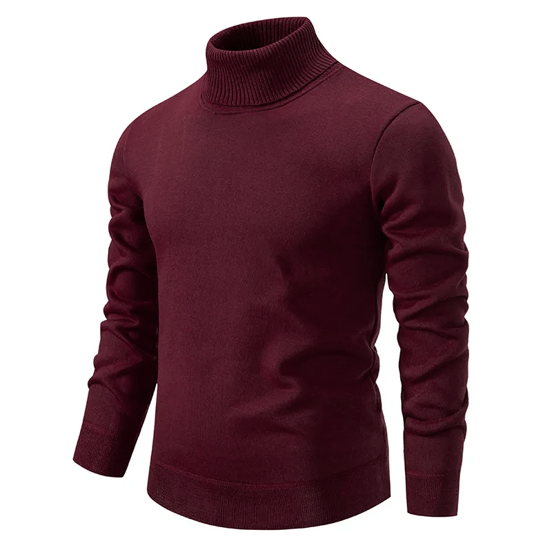 Hochwertiger Herren-Baumwollpullover mit Rollkragen - weich und angenehm zu tragen