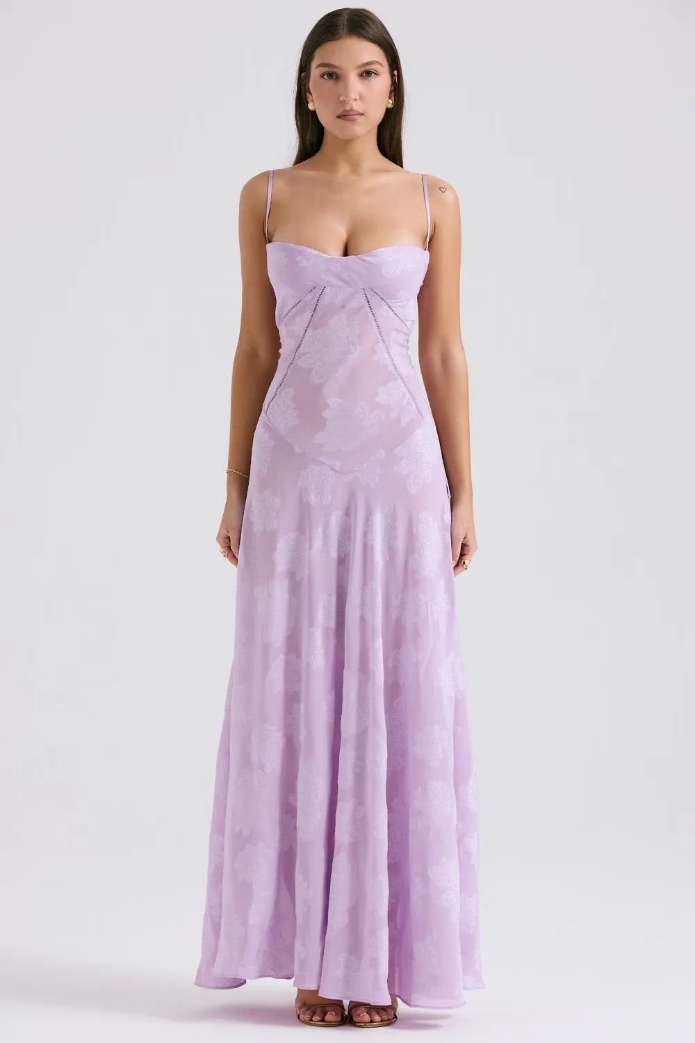 MODEGEIST Damen Langes Sommerkleid Rückenfrei Verstellbare Träger