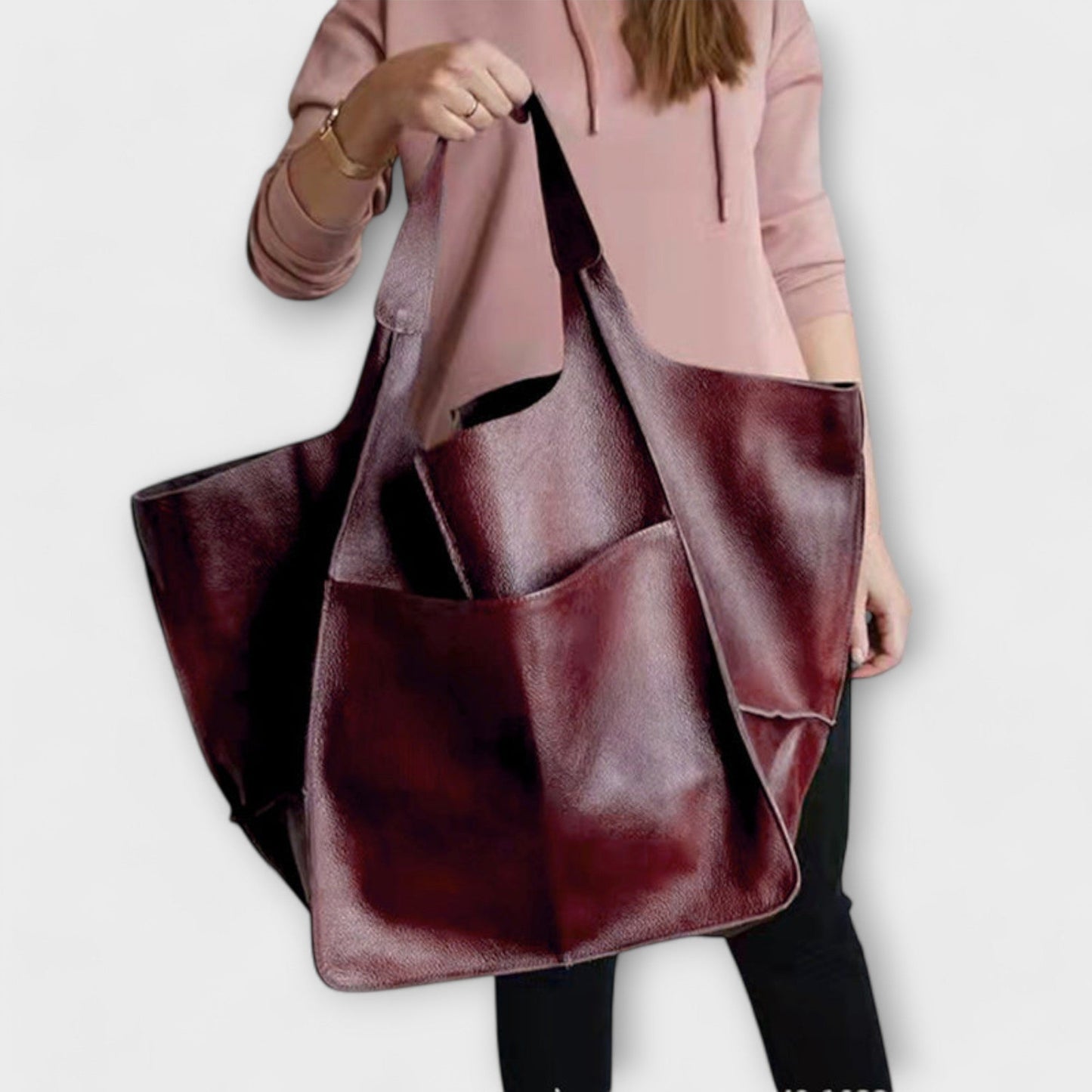 MODEGEIST Damen Alltagstasche Geräumig Vielseitig Schwarz Handtasche