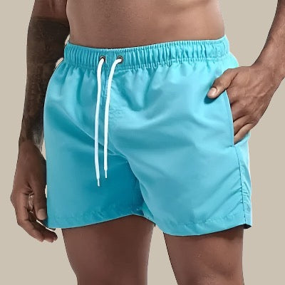 Hochwertige Herren Badehose, schnelltrocknend und schlicht
