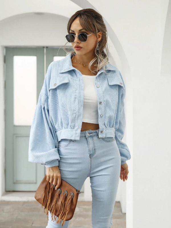 ModeGeist | Cropped Bomberjacke - Lässig & Stilvoll