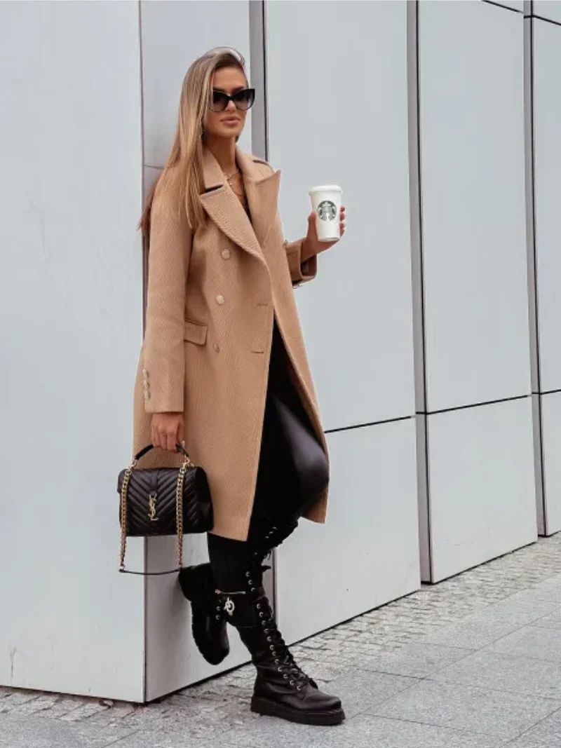 Damen Trenchcoat Slim Fit - Addie