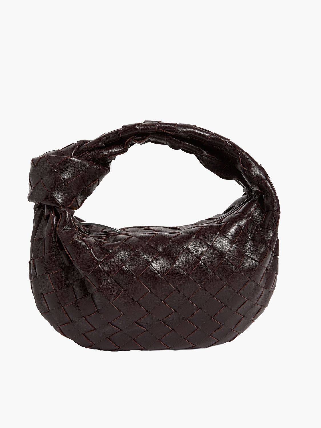 ModeGeist | Luxuriöse Geflochtene Handtasche in Metallic