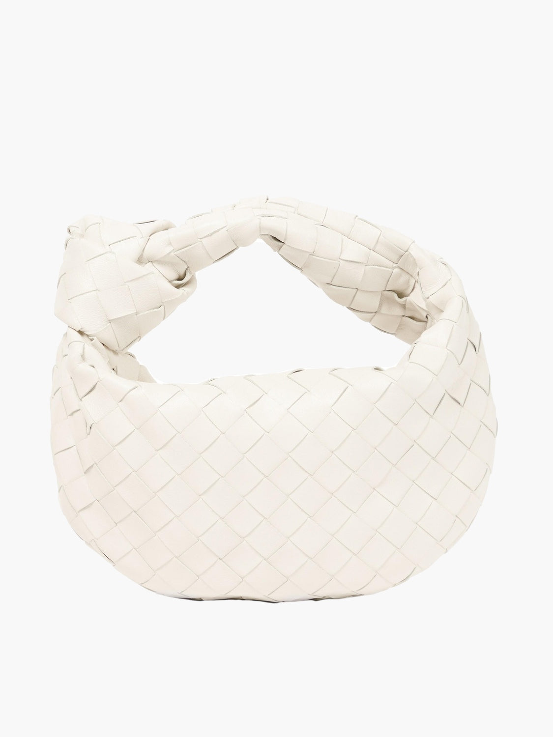 ModeGeist | Luxuriöse Geflochtene Handtasche in Metallic