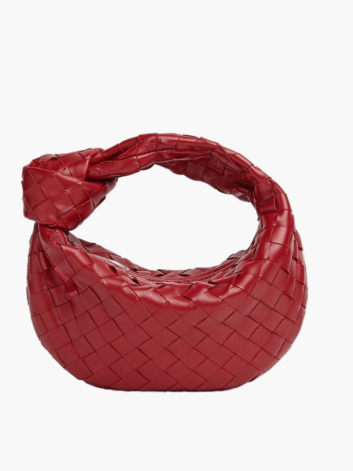 ModeGeist | Luxuriöse Geflochtene Handtasche in Metallic