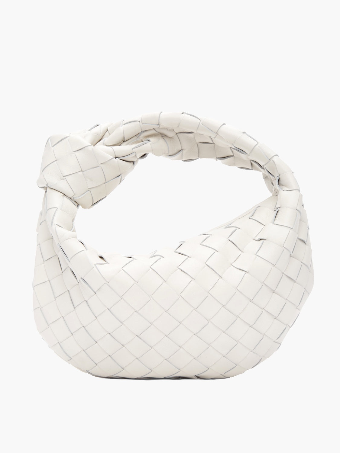 ModeGeist | Luxuriöse Geflochtene Handtasche in Metallic