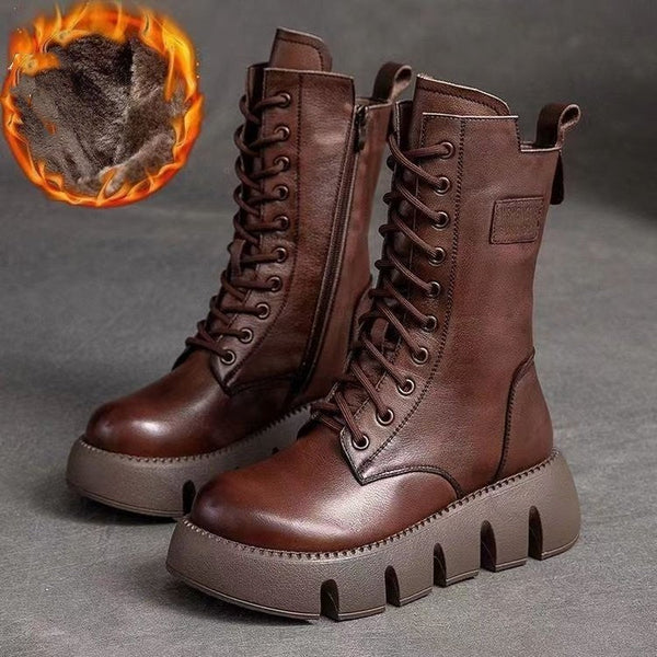 CHRISTINE:  Modische und ergonomische Lederstiefel