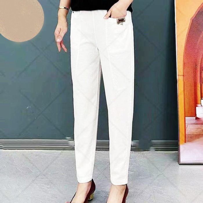 ModeGeist | Bequeme Baumwoll Damenhose