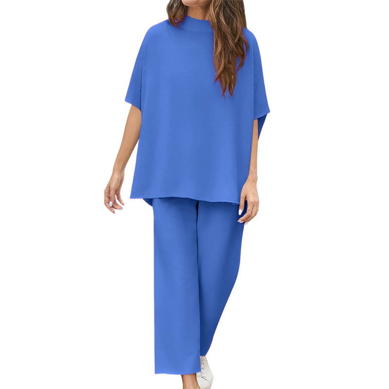 Damen-Capelet-Hose Camille mit 3/4-Ärmeln und weitem Bein