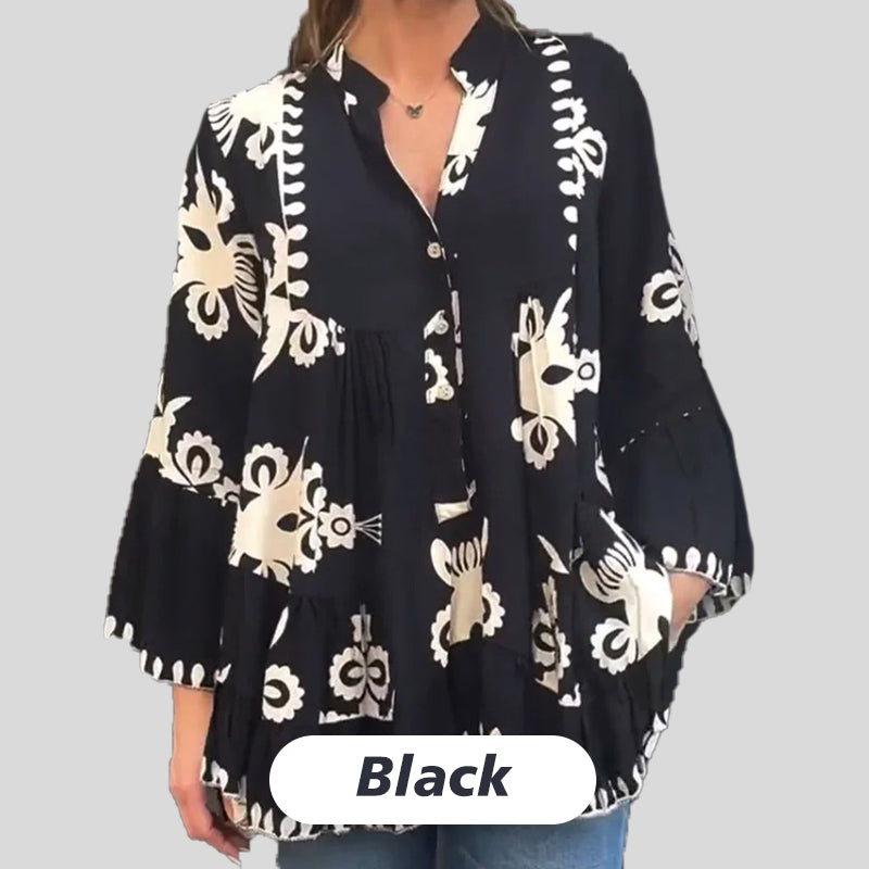 Damen-Boho-Top mit Rüschen von Sophie