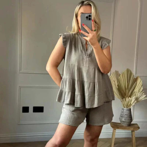 Dorothy Ruffled Shorts and Top Set