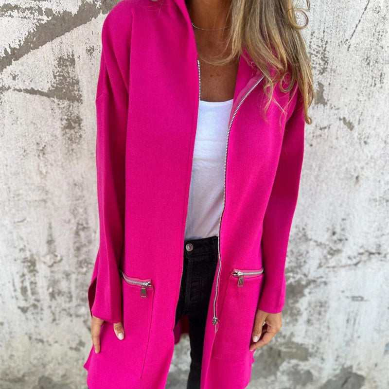 ModeGeist | Lange, Anspruchsvolle Jacke für Frauen